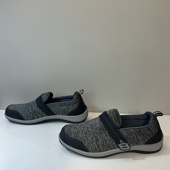 Orthofeet 822 Quincy Stretch Gray Orthotic Slip On Shoes Womens 11X-Wide (2E) - Picture 3 of 15